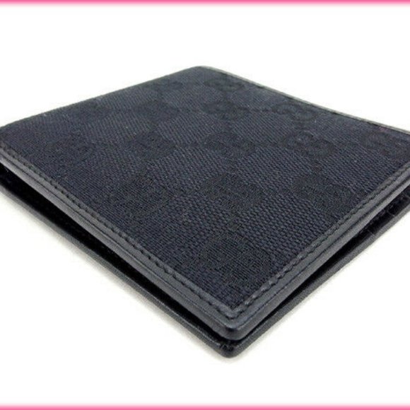 PRADA Double Fold Wallet GG pattern unisex Authentic Used Y2723 - Picture 5 of 5